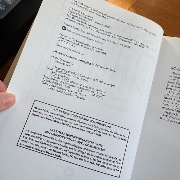 Vintage Stone Power Book by Dorothee L. Mella - Picture 6 of 6